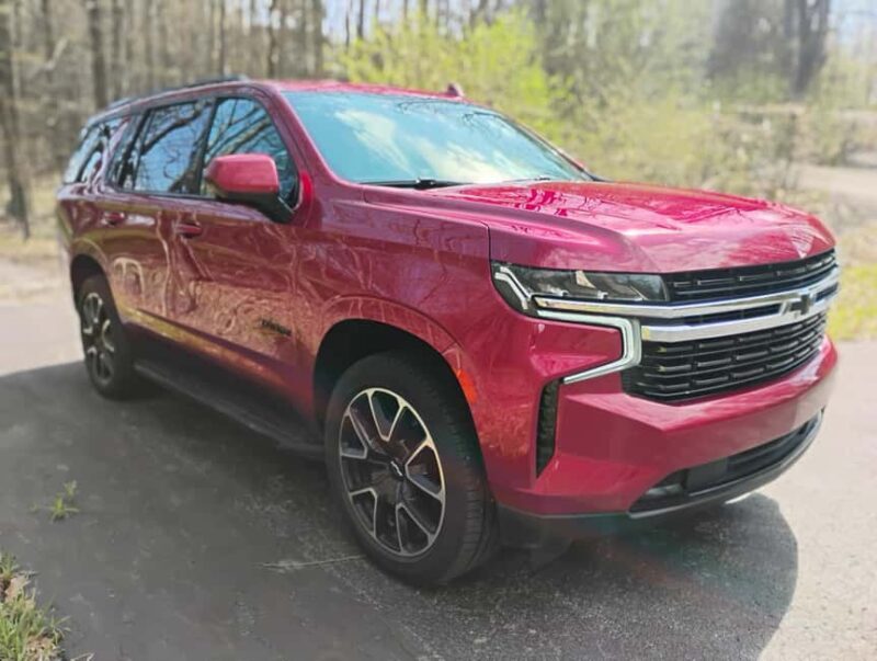 NON BUS Wine Tour in a Cherry Red Chevy Tahoe RST - Good To Know