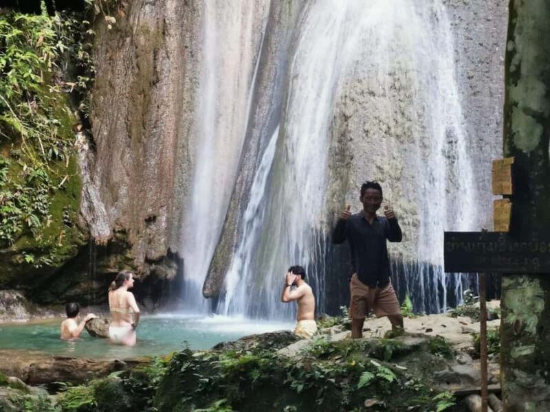 Nong Khiaw: Day Trip Boat to Tad Mok Waterfall + Muang Ngoy - The Sum Up