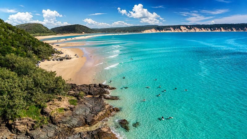 Noosa: Epic Dolphin Ocean Kayak Tour & Beach 4X4 Adventure - The beach drive sets the tone