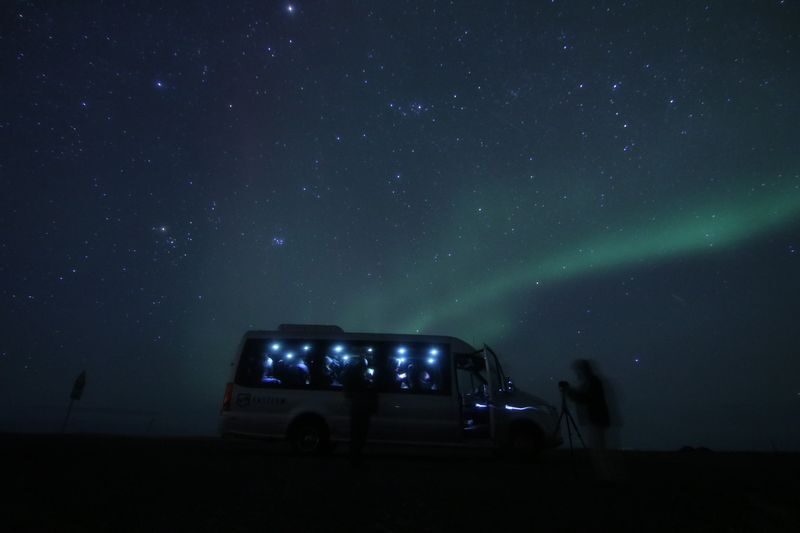 Northern Lights Tour from Reykjavik - A forecast, a minibus and a patch of clear sky