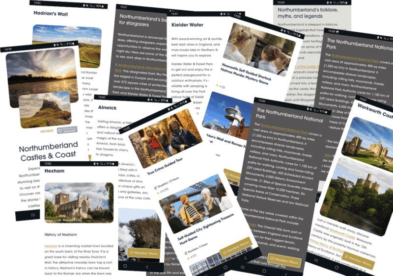 Northumberland Castles & Coast Online Road Trip Travel Guide - Introduction