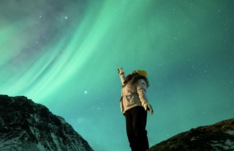 Nothern Light Chase from Tromso with Minibus - Leaving Tromsø after dark