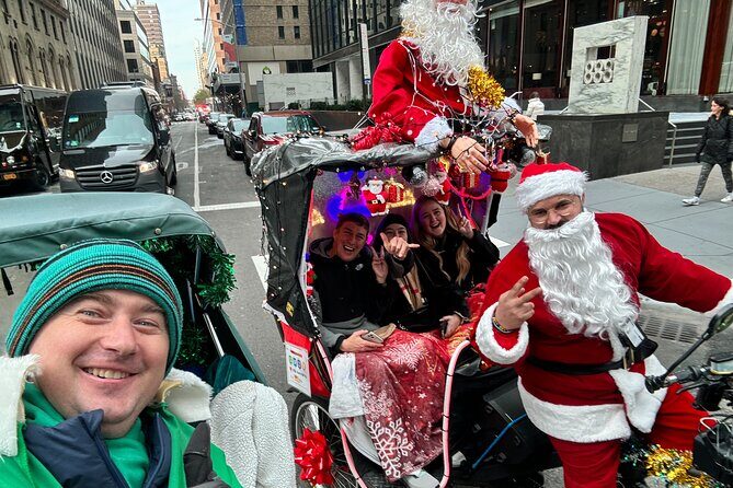 NYC Holiday Lights and Magic Pedicab Tour - FAQ