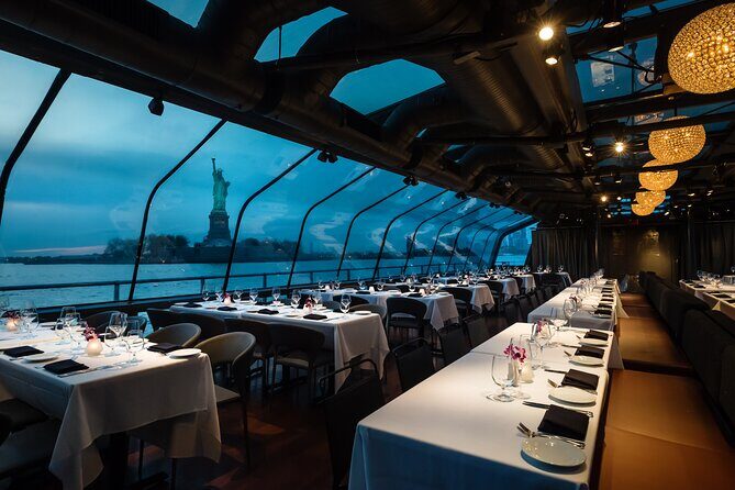 NYC New Year's Eve Luxury Bateaux Plated Dinner Cruise - Dining and Entertainment