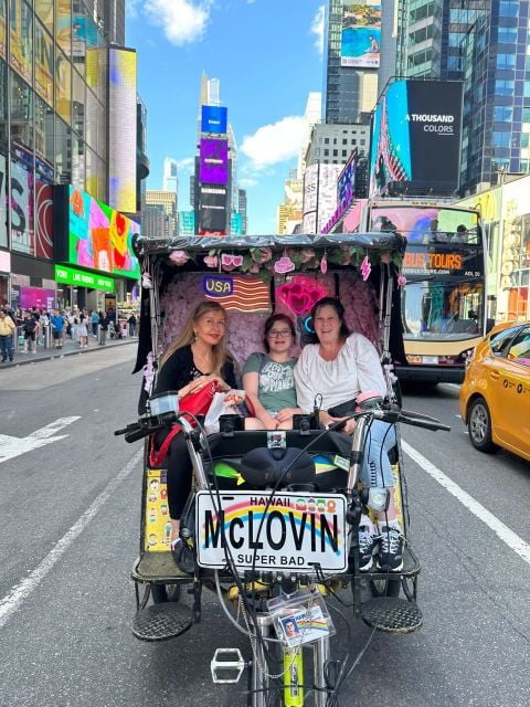 NYC Pedicab Tour: Central Park, Rockefeller, Times Square - Booking Information