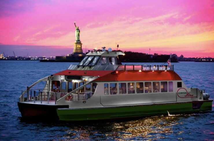 NYC: Statue of Liberty Sunset Cruise Skip-the-Line Ticket - Experience Highlights