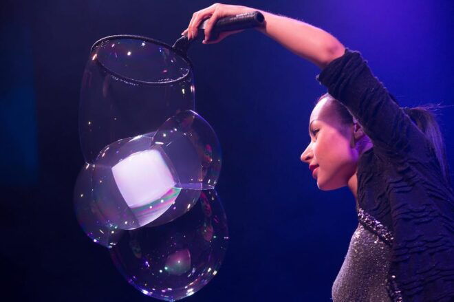 NYC: The Gazillion Bubble Show - Vibrant Lighting and Music