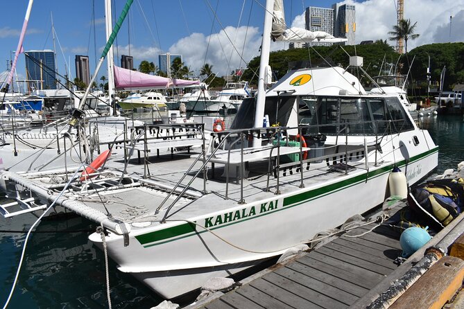 OAHU CATAMARANS Sunset Tour on a Forty Foot Catamaran BYOB - Meeting and Pickup