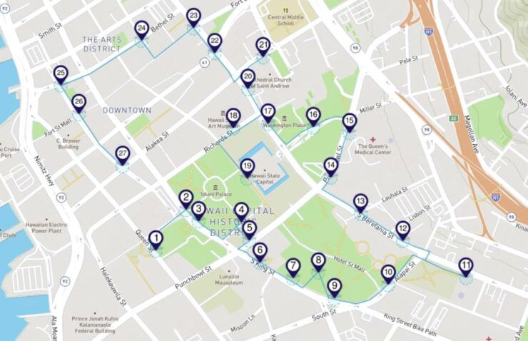 Oahu: Historic Honolulu Smartphone Audio Walking Tour - Historic Landmarks