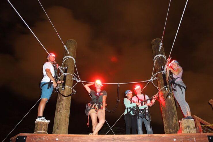 Oahu: Night Zipline Adventure (3 Lines) - Experience Highlights