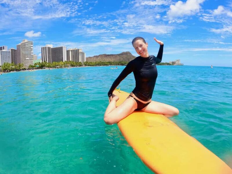 Oahu: Waikiki Beginner Private Surf Lesson- Female Guide - The Sum Up