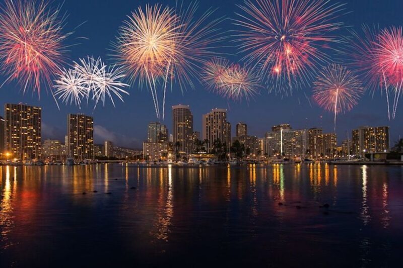 Oahu: Waikiki Friday Night Fireworks Catamaran (Wahine Koa) - Price and Value