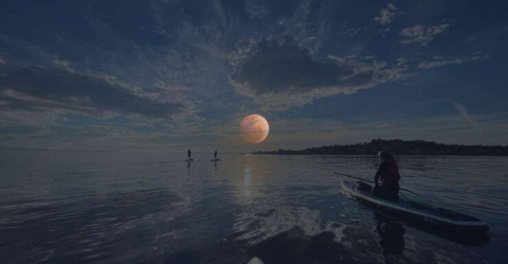 Oak Bay: Full Moon Paddle Experience - Experience