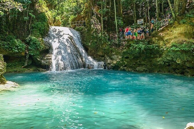 Ocho Rios Jamaica Blue Hole Waterfalls Lunch and Beach Tour - Exploring the Itinerary in Detail
