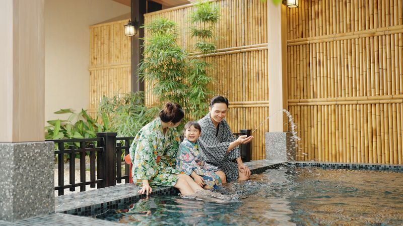 Ohayo Onsen & Spa Experience In Wyndham Lynn Times Thanh Thuy - Thanh Thuy’s hot springs are the main event