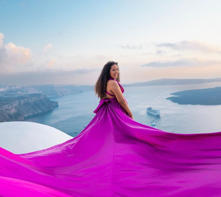Oia or Imerovigli: Santorini Flying Dress Photoshoot - Choosing the Perfect Dress for the Photoshoot