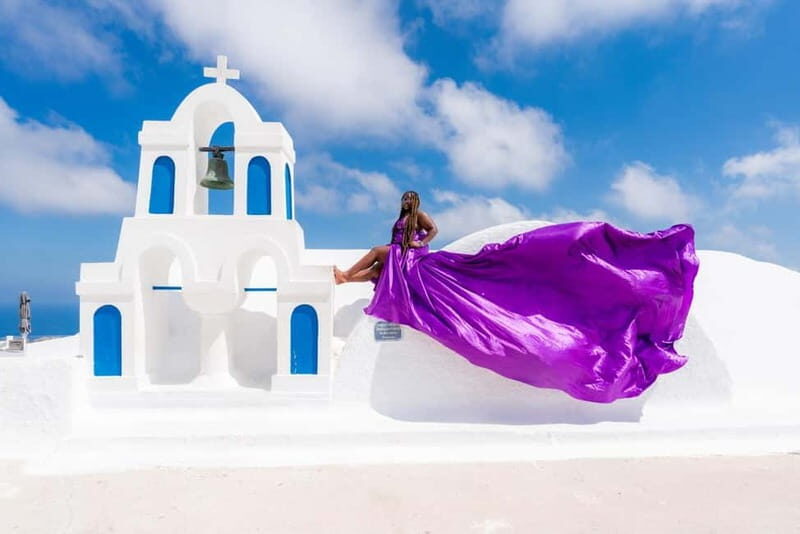Oia: Santorini Photoshoot with Flying Dress Rental Option - Good To Know