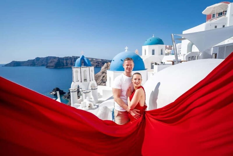 Oia: Santorini Photoshoot with Flying Dress Rental Option - Exploring What the Experience Offers