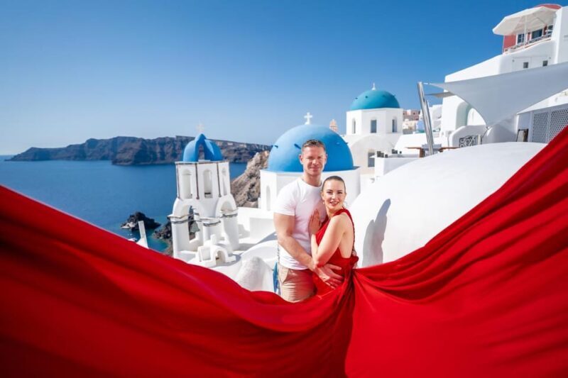 Oia: Santorini Photoshoot with Flying Dress Rental Option - FAQ