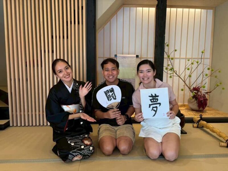 OKADAKyoto Japanese Calligraphy experience (shodo) - Who Will Love This?
