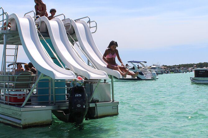 Okaloosa Island Half Day Triple Slide Pontoon Boat Adventure - Good To Know
