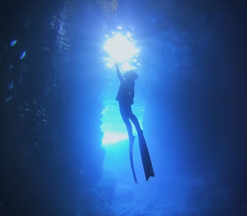 Okinawa Blue Cave Fun Free Diving (Boat entry/Free photography) - What to know before you book
