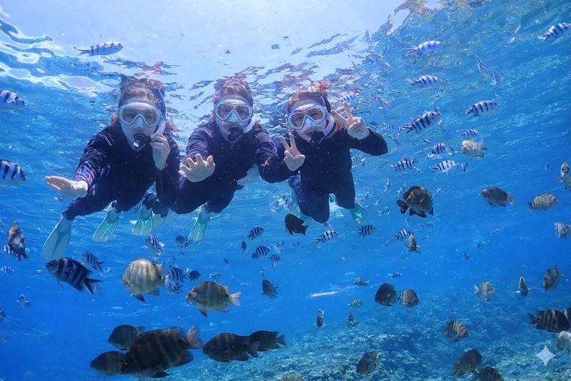 Okinawa: Blue Cave Snorkeling & Onna Village Underwater Walk Package Experience - Timing, meeting point and weather