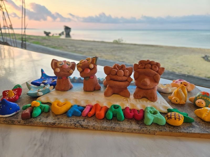 Okinawa Exclusive: Guardian Culture: Shisa Crafting near Churaumi - Make a guardian with a face of its own