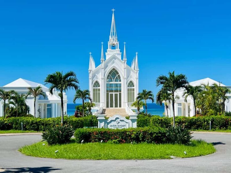 Okinawa Full Tour: Castle, Manza, Kouri, Aquarium & American - Cape Manza & Blue Cave: Natural Wonders