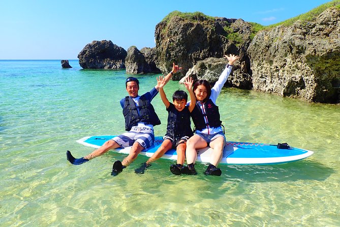 [Okinawa Miyako] [1 Day] Beach SUP & Pumpkin Limestone Caving Canoe - Beach SUP and Pumpkin Limestone Caving Canoe Experience