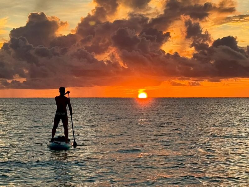 Okinawa: Miyako Island Healing Sunset SUP Pickup/drop-off available - Who will enjoy this paddle most