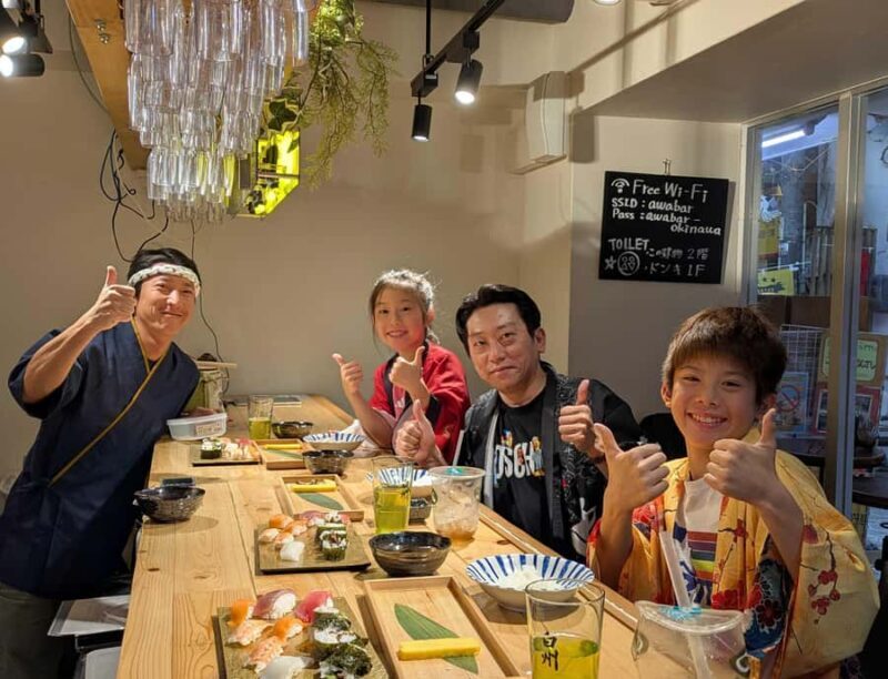 Okinawa Naha: Sushi Making Class near Kokusai-dori - What to Expect from the Okinawa Sushi Class