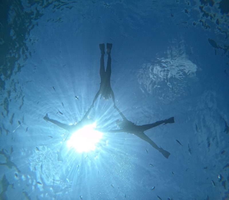 Okinawa, Onna Village | Blue Cave Snorkeling + Clear Kayak Experience | With GoPro Filming - Snorkeling at the Blue Cave