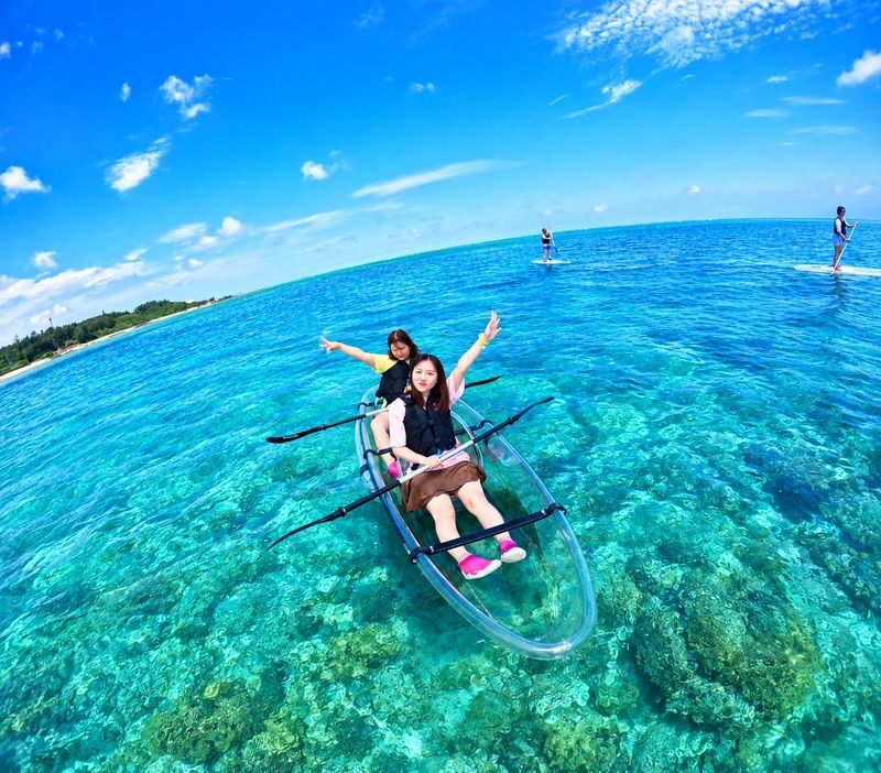 Okinawa, Onna Village | Blue Cave Snorkeling + Clear Kayak Experience | With GoPro Filming - GoPro footage adds real value