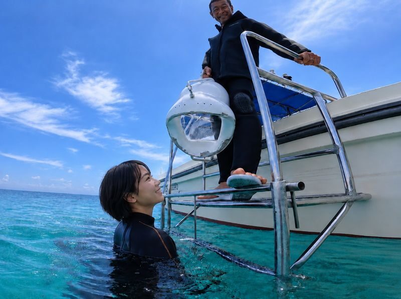 Okinawa: Onna Village Underwater Sea Walk Experience (with free GoPro rental) - What the price includes, and what it does not