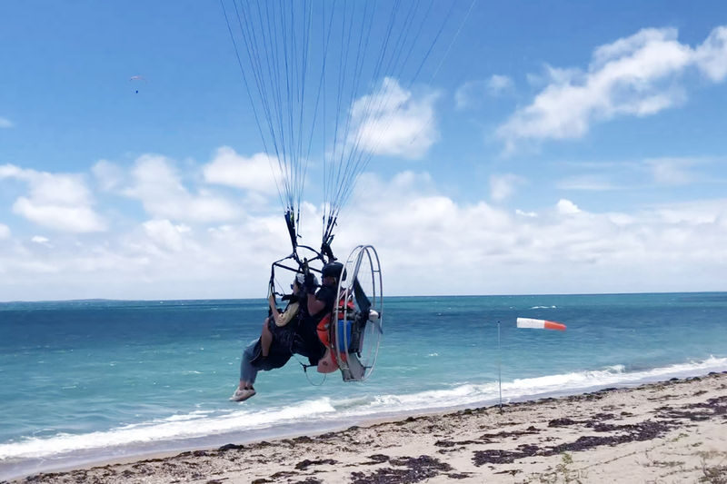 Okinawa Powered Paragliding Experience (Family Flights Available) - From check-in to take-off: the part where you need to help