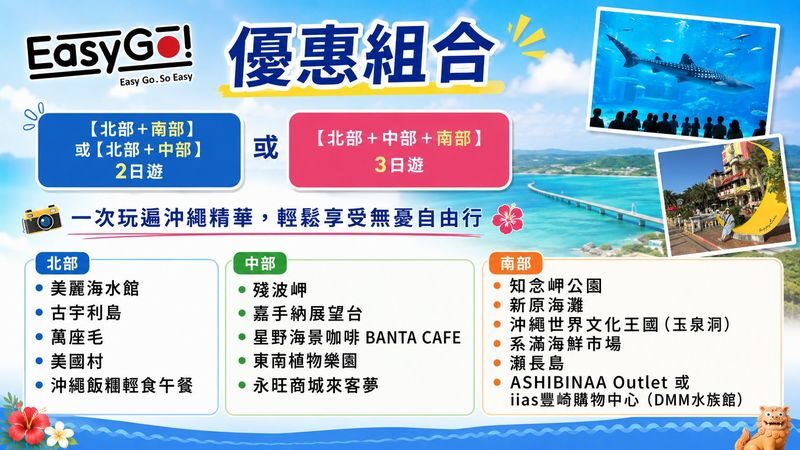 (Okinawas No. 1 Popular Northern Day Trip) Chinese-speaking guide, Includes admission tickets, 1 person can book: Churaumi Aquarium, Cape Manzamo, Kouri Island, American Village - Churaumi Aquarium: the main event gets three hours