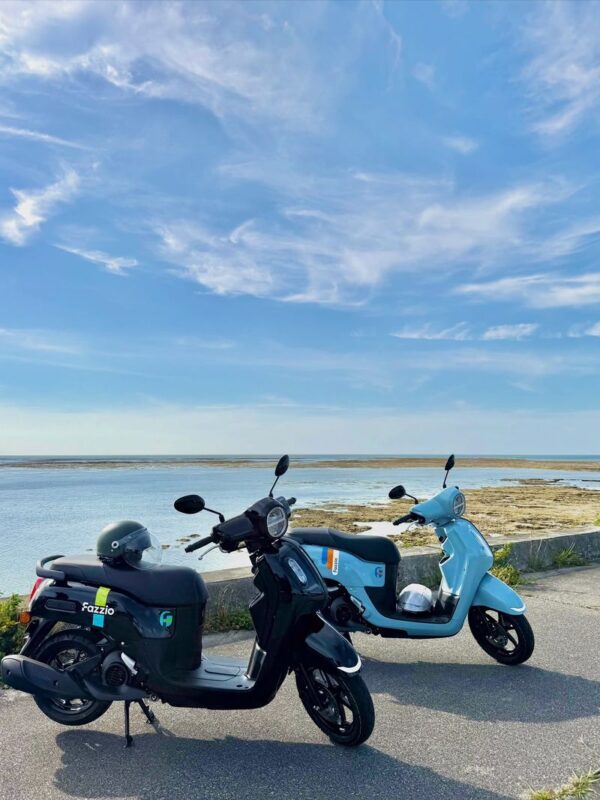 Okinawa Scooter Experience New 125cc Cost includes insurance Asahibashi Station (provided by OkiMoto) - Picking up your scooter near Asahibashi Station