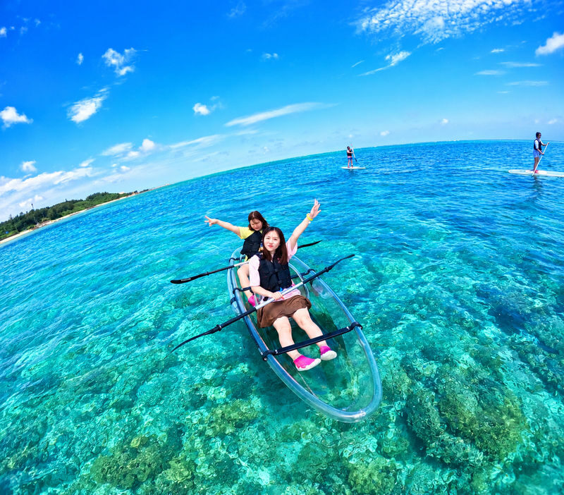 Okinawa: Sea walk experience with clear kayak in Onna Village (with GoPro filming) - Quick take: what to know before you book