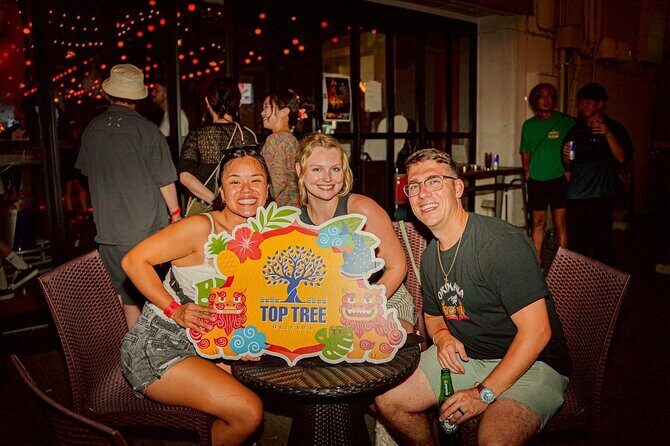 Okinawa Sky Bar Top Tree Nightclub Admission Ticket - The First Hours: Relaxed Food & Socializing