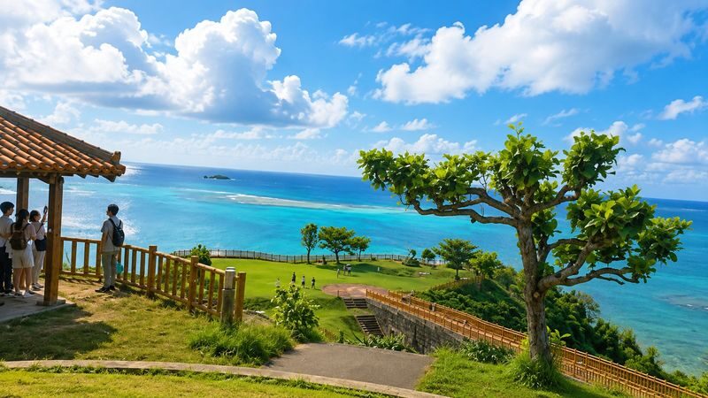 Okinawa South Day Tour: Gyokusendo Cave & Ryukyu Kingdom Village - Senaga Island - Sea Grape Picking - Itoman Fish Market - Cape Chinen - All-You-Can-Eat Yakiniku | Departure from Naha - Senaga Island to finish the day