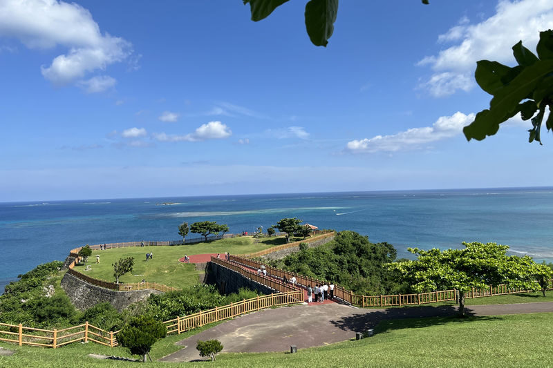 Okinawa Southern Bus Day Tour | Cape Chinen & Gyokusendo Cave & Shinbaru Beach | Glass Boat Available | iias/Senagajima "Happy Pancake" Reservation Service - Cape Chinen starts the day with a wide-open view
