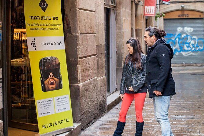 Old Jewish Quarter Barcelona Private Tour With Virtual Reality - Reviews From Viator and Tripadvisor Travelers