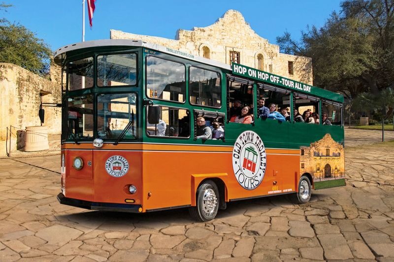Old Town Trolley Tours in San Antonio - Start at Alamo Plaza for a quick city overview