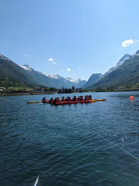 Olden: Guided beginner friendly fjord kayaking.Local company - The Value of This Experience