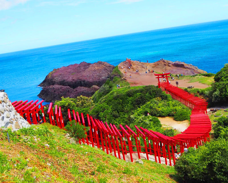 One-day tour experience of Motonosumi Shrine and Mount Sarakura - A long day made practical by direct transport