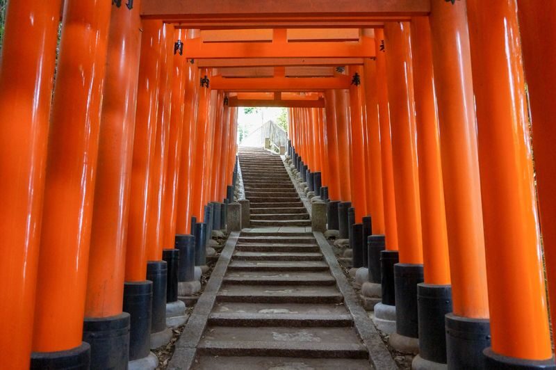 One-Day Tour of Three Ancient Capitals in Kansai, Japan: World Heritage Sites Todai-ji Temple & Byodo-in Temple & Fushimi Inari Shrines Thousand Torii Gates & Adorable Deer in Nara Park & Uji Matcha Gourmet Street (Departing from Osaka/Kyoto) - A bus ride that links four places