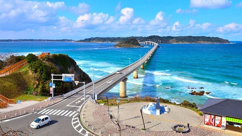 One-day trip to Fukuoka Akiyoshido Cave and Tsunoshima Bridge - Tsunoshima Bridge: the coastal drive worth the detour