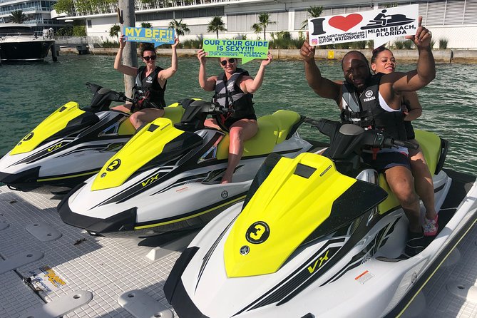 One Hour Guided Jet Ski Tour of Miami - End Point and Cancellation Policy