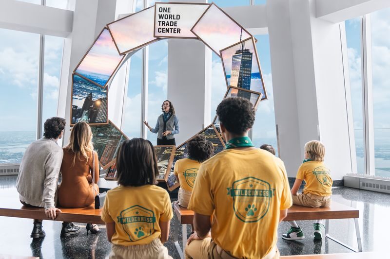 One World Observatory Ticket - A downtown view with a different map of New York